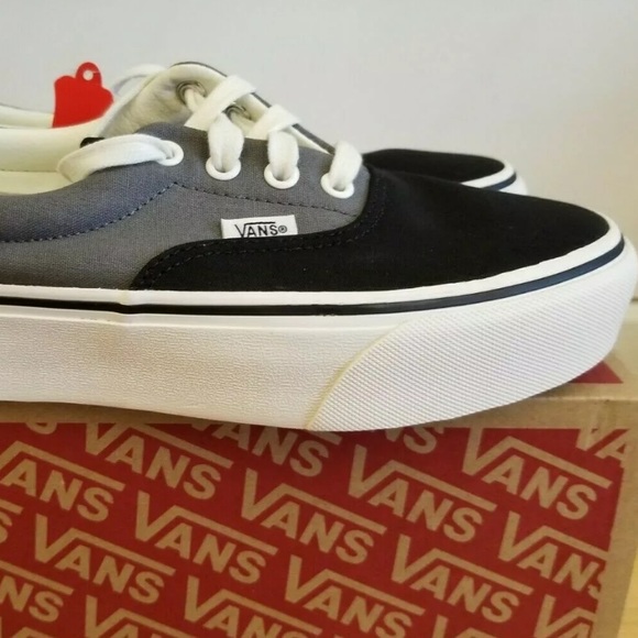 VANS  ERA PLATFORM 2 TONE BLACK/PEWTER SHOES WOMEN - Picture 14 of 16